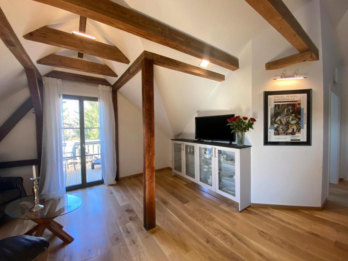 Apartamento Altes Pfarrhaus Papstdorf Exterior foto