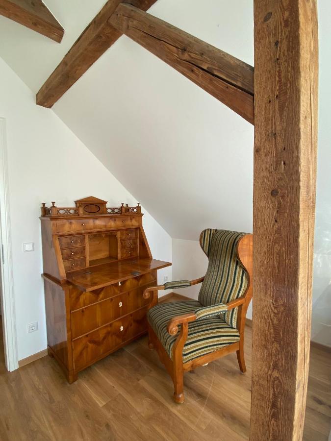 Apartamento Altes Pfarrhaus Papstdorf Exterior foto