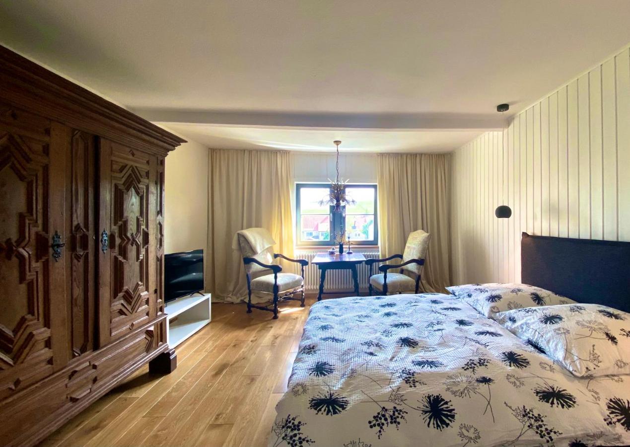 Apartamento Altes Pfarrhaus Papstdorf Exterior foto