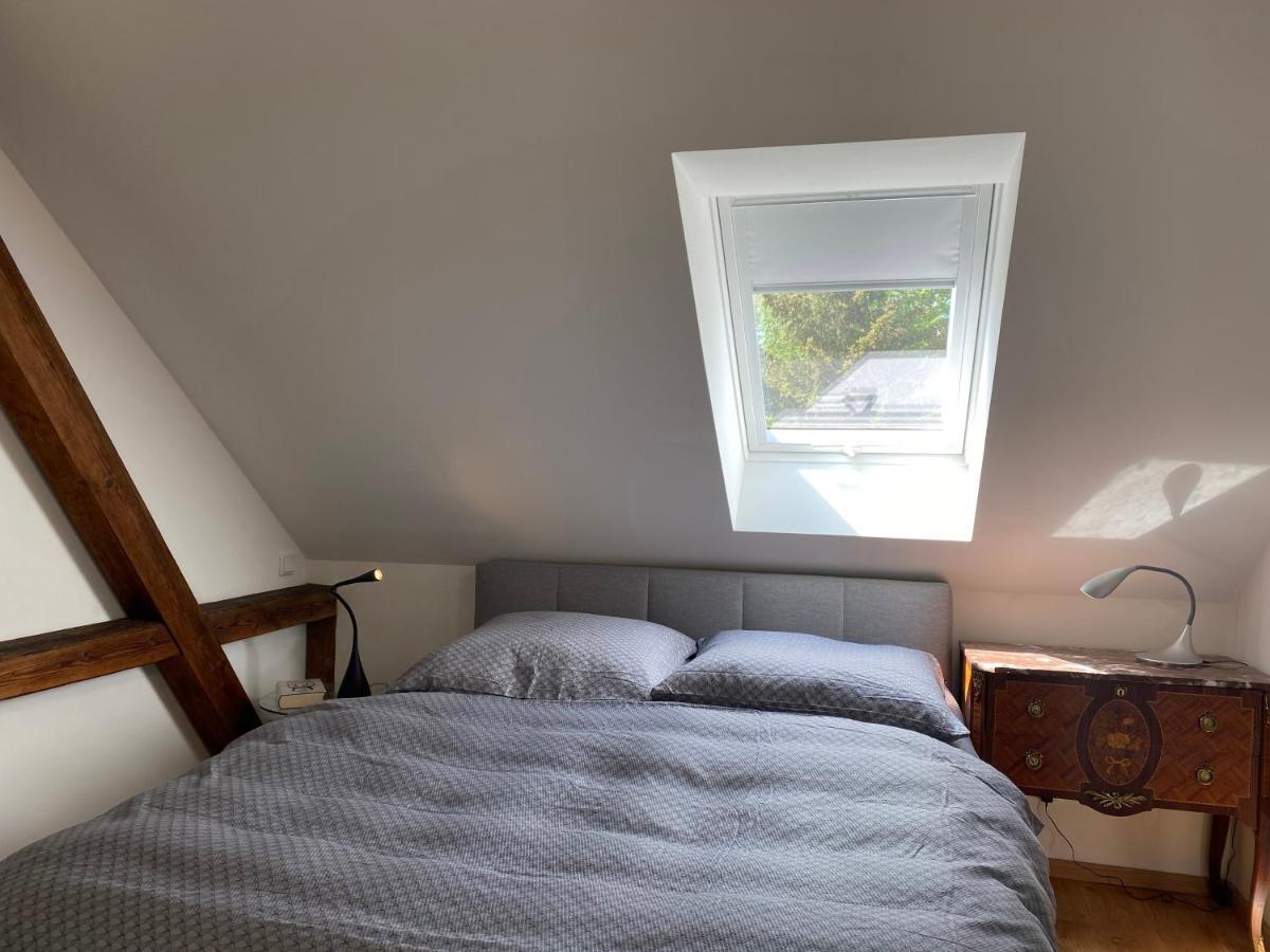 Apartamento Altes Pfarrhaus Papstdorf Exterior foto