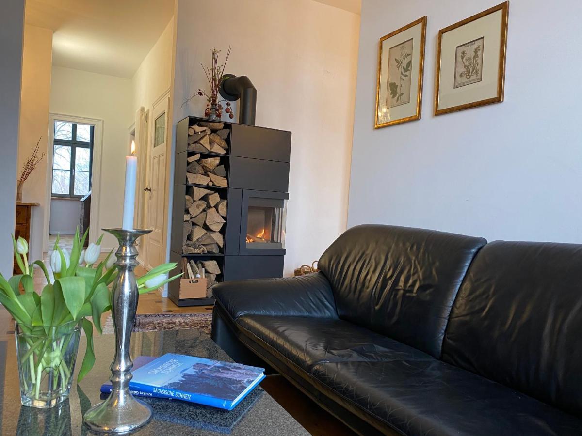 Apartamento Altes Pfarrhaus Papstdorf Exterior foto