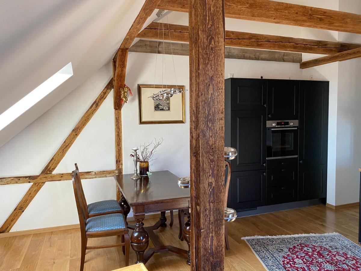 Apartamento Altes Pfarrhaus Papstdorf Exterior foto