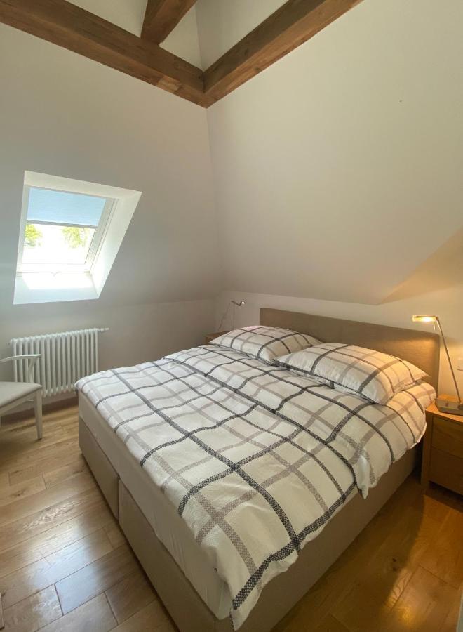 Apartamento Altes Pfarrhaus Papstdorf Exterior foto