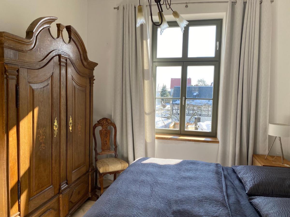 Apartamento Altes Pfarrhaus Papstdorf Exterior foto