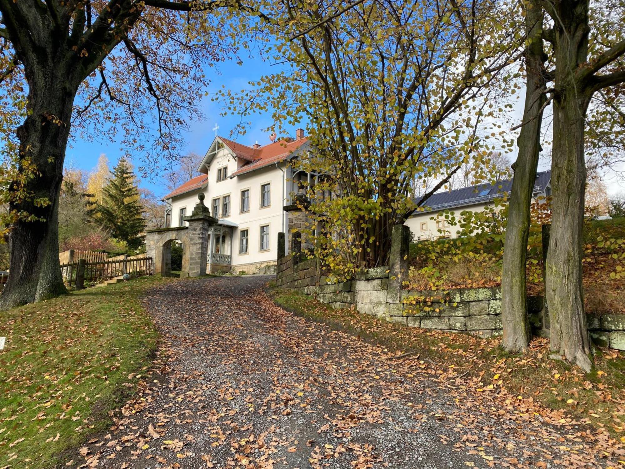 Apartamento Altes Pfarrhaus Papstdorf Exterior foto